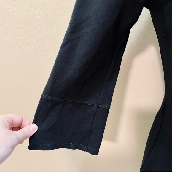 Theory Black 3/4 Sleeve Sheath Dress Size 4 - Picture 3 of 9